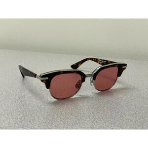 AKILA LA M.Y.C. Sunglasses Tortoise Frame Silver Detailing Rose Lens *FRAME ONLY